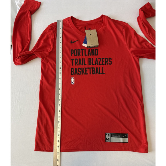 Nike Portland Trail Blazers Basketball Dri Fit Women’s S Long Sleeve Shirt NBA - Picture 10 of 11
